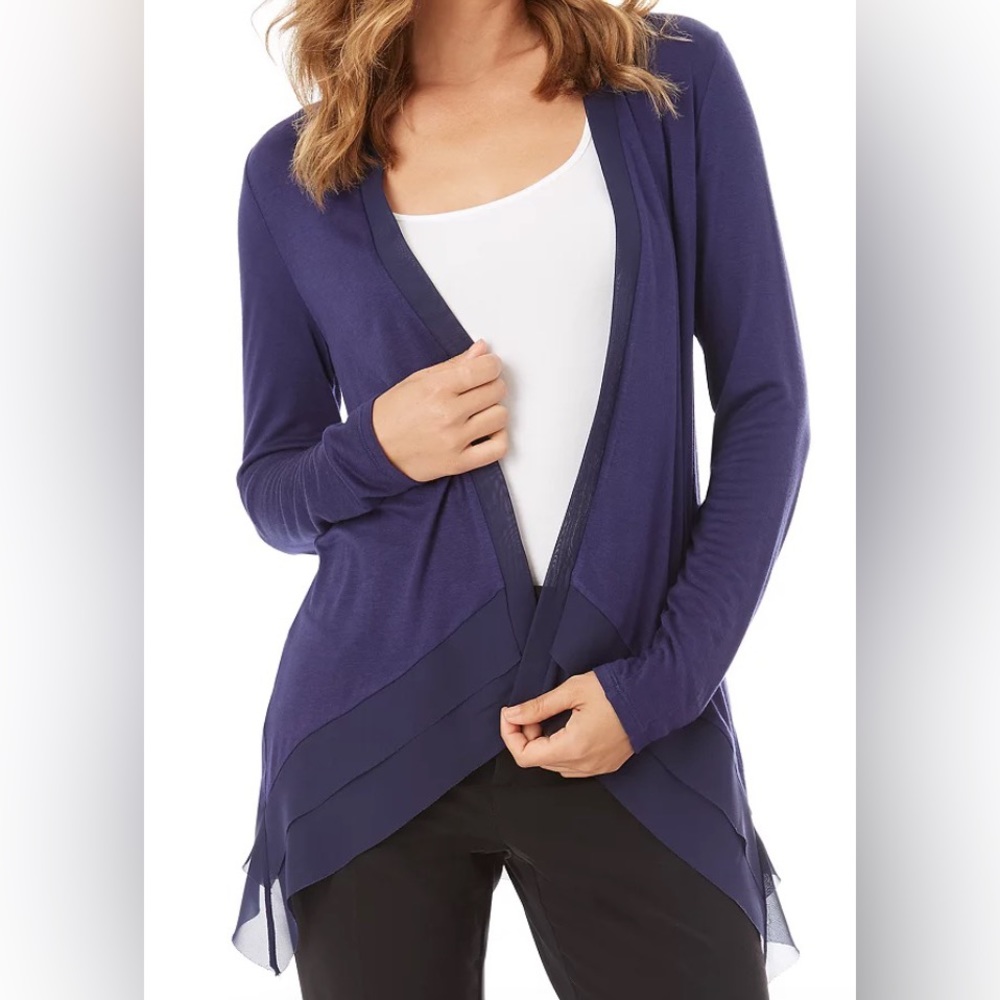 Apt. 9 - Kohls Women’s Chiffon Trim Cardigan